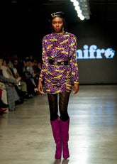 PANTHER VELVET DRESS - EXCLUSIVE